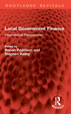 Paddison / Bailey |  Local Government Finance | Buch |  Sack Fachmedien