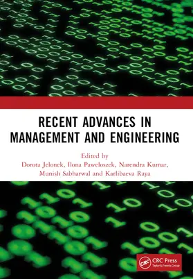 Paweloszek / Jelonek / Sabharwal |  Recent Advances in Management and Engineering | Buch |  Sack Fachmedien