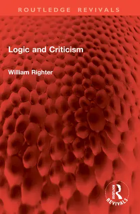 Righter |  Logic and Criticism | Buch |  Sack Fachmedien