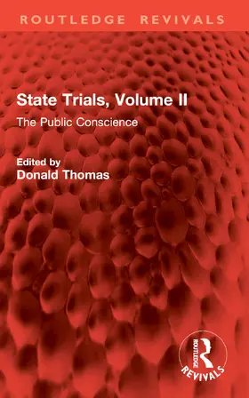 Thomas |  State Trials, Volume II | Buch |  Sack Fachmedien