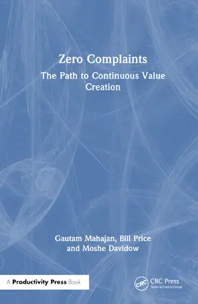 Mahajan / Price / Davidow |  Zero Complaints | Buch |  Sack Fachmedien
