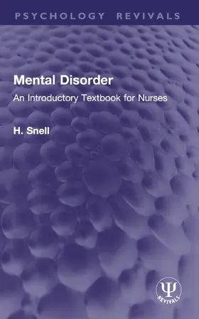 Snell |  Mental Disorder | Buch |  Sack Fachmedien