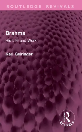 Geiringer |  Brahms | Buch |  Sack Fachmedien