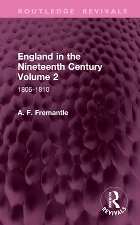 Fremantle | England in the Nineteenth Century Volume 2 | Buch | 978-1-032-90164-0 | www2.sack.de