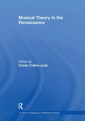 Judd |  Musical Theory in the Renaissance | Buch |  Sack Fachmedien