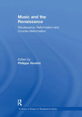 Vendrix |  Music and the Renaissance | Buch |  Sack Fachmedien