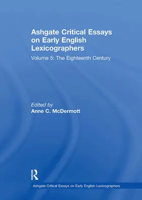 McDermott | Ashgate Critical Essays on Early English Lexicographers | Buch | 978-1-032-91910-2 | sack.de