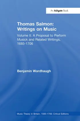 Wardhaugh |  Thomas Salmon: Writings on Music | Buch |  Sack Fachmedien