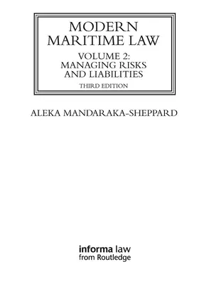 Mandaraka-Sheppard |  Modern Maritime Law (Volume 2) | Buch |  Sack Fachmedien