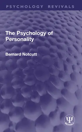 Notcutt |  The Psychology of Personality | Buch |  Sack Fachmedien