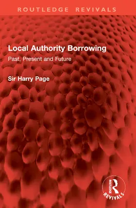 Page |  Local Authority Borrowing | Buch |  Sack Fachmedien