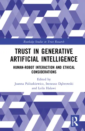 Paliszkiewicz / Dabrowski / Halawi |  Trust in Generative Artificial Intelligence | Buch |  Sack Fachmedien