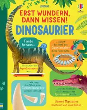 Maclaine |  Erst wundern, dann wissen! Dinosaurier | Buch |  Sack Fachmedien