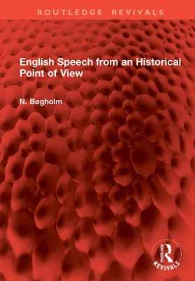 Bøgholm |  English Speech from an Historical Point of View | Buch |  Sack Fachmedien