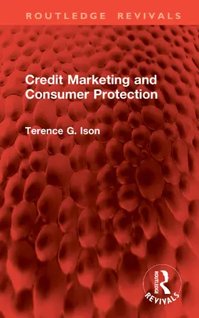 Ison |  Credit Marketing and Consumer Protection | Buch |  Sack Fachmedien