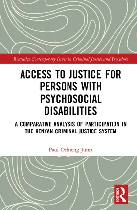 Juma |  Access to Justice for Persons with Psychosocial Disabilities | Buch |  Sack Fachmedien