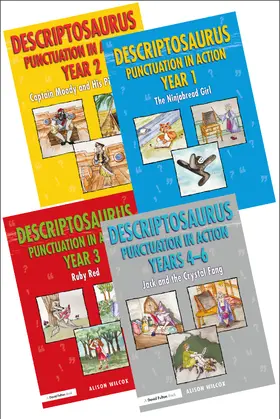 Wilcox / Bushnell |  Descriptosaurus Punctuation in Action 4 Book Bundle | Buch |  Sack Fachmedien