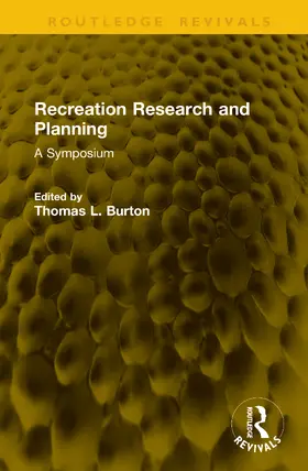 Burton |  Recreation Research and Planning | Buch |  Sack Fachmedien