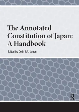 Jones |  The Annotated Constitution of Japan | Buch |  Sack Fachmedien
