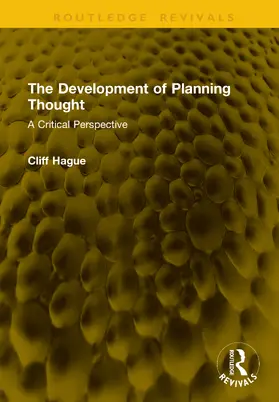 Hague |  The Development of Planning Thought | Buch |  Sack Fachmedien