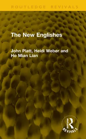 Weber / Platt / Lian |  The New Englishes | Buch |  Sack Fachmedien