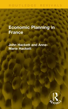 Hackett |  Economic Planning in France | Buch |  Sack Fachmedien