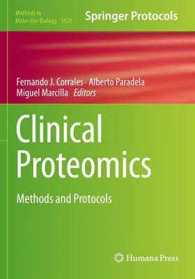 Corrales / Paradela / Marcilla |  Clinical Proteomics | Buch |  Sack Fachmedien