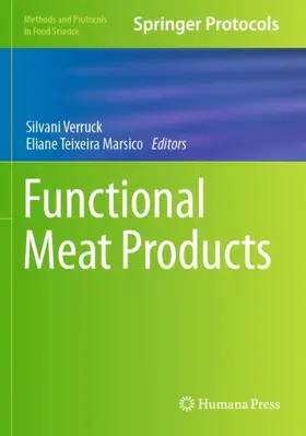 Verruck / Teixeira Marsico |  Functional Meat Products | Buch |  Sack Fachmedien