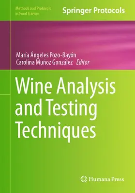Muñoz González / Pozo-Bayón |  Wine Analysis and Testing Techniques | Buch |  Sack Fachmedien