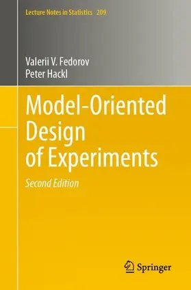 Hackl / Fedorov |  Model-Oriented Design of Experiments | Buch |  Sack Fachmedien