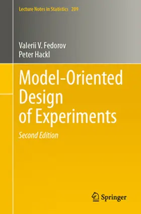 Fedorov / Hackl |  Model-Oriented Design of Experiments | eBook | Sack Fachmedien