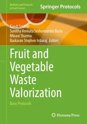 Sridhar / Inbaraj / Venkata Seshamamba Burla |  Fruit and Vegetable Waste Valorization | Buch |  Sack Fachmedien