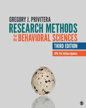 Privitera |  Research Methods for the Behavioral Sciences | Buch |  Sack Fachmedien