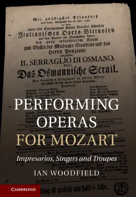 Woodfield |  Performing Operas for Mozart | Buch |  Sack Fachmedien