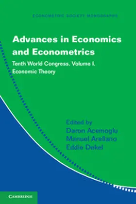 Acemoglu / Arellano / Dekel |  Advances in Economics and Econometrics | Buch |  Sack Fachmedien