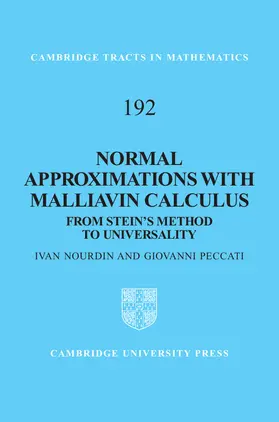 Nourdin / Peccati |  Normal Approximations with Malliavin Calculus | Buch |  Sack Fachmedien