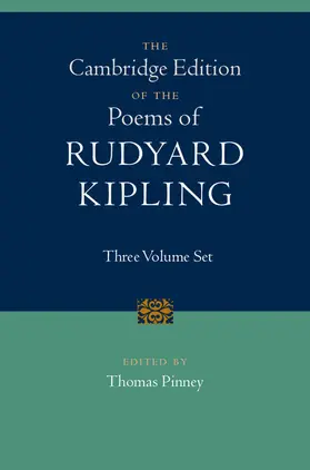 Kipling / Pinney |  The Cambridge Edition of the Poems of Rudyard Kipling 3 Volume Hardback Set | Buch |  Sack Fachmedien