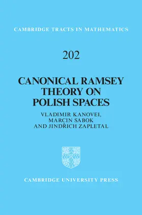 Kanovei / Sabok / Zapletal |  Canonical Ramsey Theory on Polish Spaces | Buch |  Sack Fachmedien