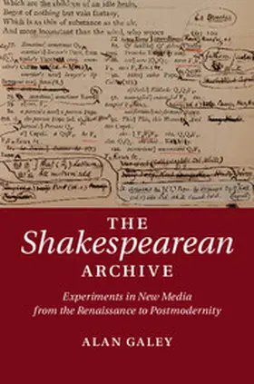 Galey |  The Shakespearean Archive | Buch |  Sack Fachmedien