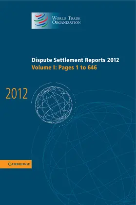  Dispute Settlement Reports 2012 | Buch |  Sack Fachmedien