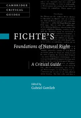 Gottlieb | Fichte's Foundations of Natural Right | Buch | 978-1-107-07814-7 | www2.sack.de