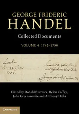 Hicks / Burrows / Coffey |  George Frideric Handel: Volume 4, 1742-1750 | Buch |  Sack Fachmedien