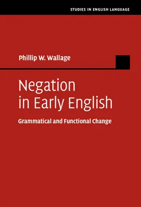 Wallage |  Negation in Early English | Buch |  Sack Fachmedien