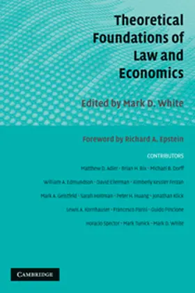 White |  Theoretical Foundations of Law and Economics | Buch |  Sack Fachmedien