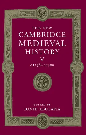 Abulafia |  The New Cambridge Medieval History | Buch |  Sack Fachmedien