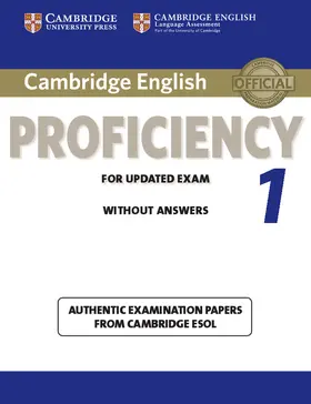  Cambridge English Proficiency 1 for Updated Exam Student's Book Without Answers | Buch |  Sack Fachmedien