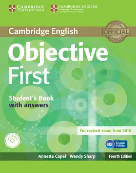 Capel / Sharp |  Objective First Student's Book with Answers with CD-ROM | Buch |  Sack Fachmedien