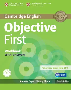 Capel / Sharp |  Objective First Workbook with Answers with Audio CD | Buch |  Sack Fachmedien