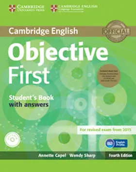 Capel / Sharp |  Objective First Student's Book Pack (Student's Book with Answers with CD-ROM and Class Audio CDs(2)) | Buch |  Sack Fachmedien