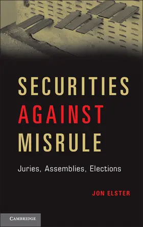 Elster |  Securities Against Misrule | Buch |  Sack Fachmedien